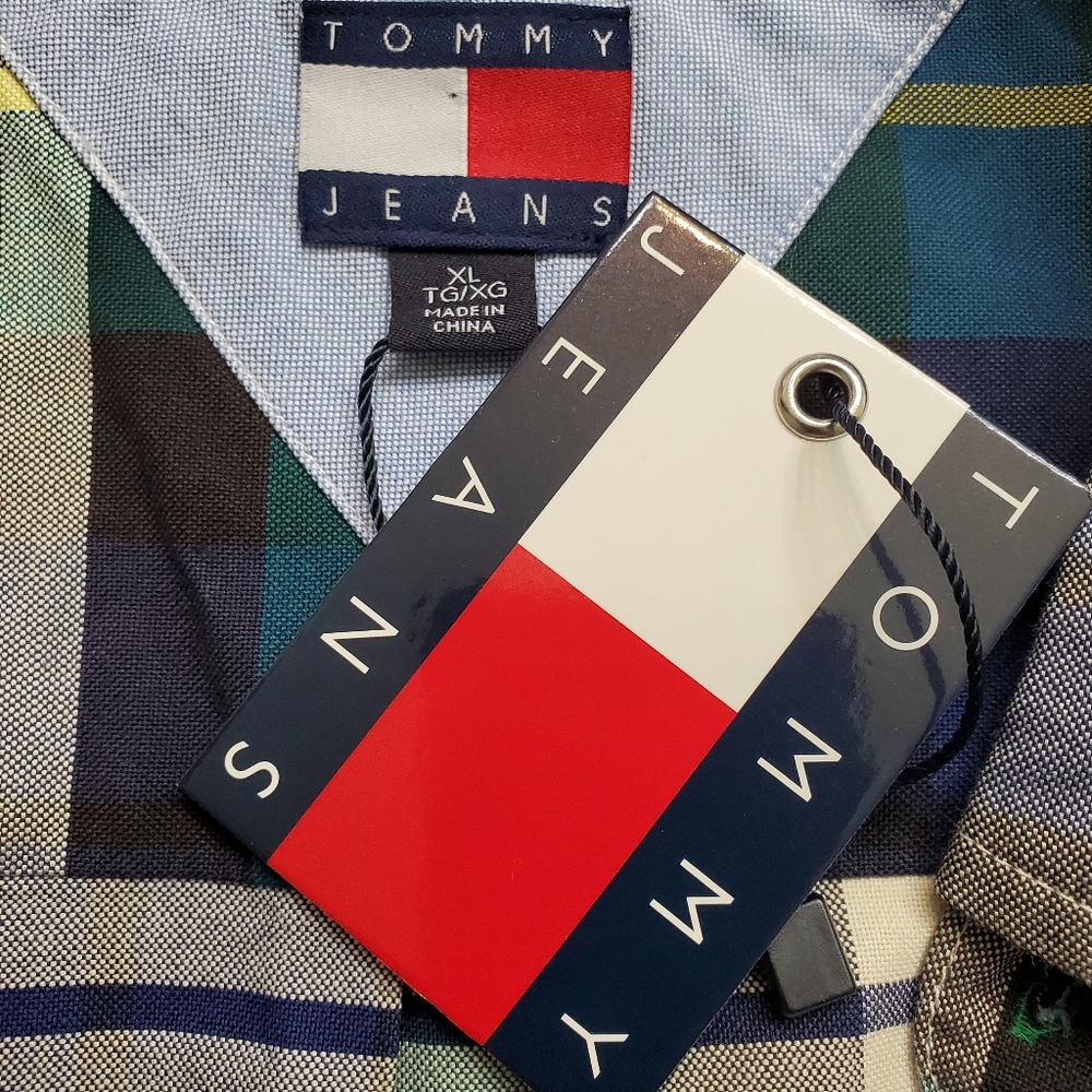 Tommy Jeans Plaid Long Sleeve Shirt - Picture 5 of 5